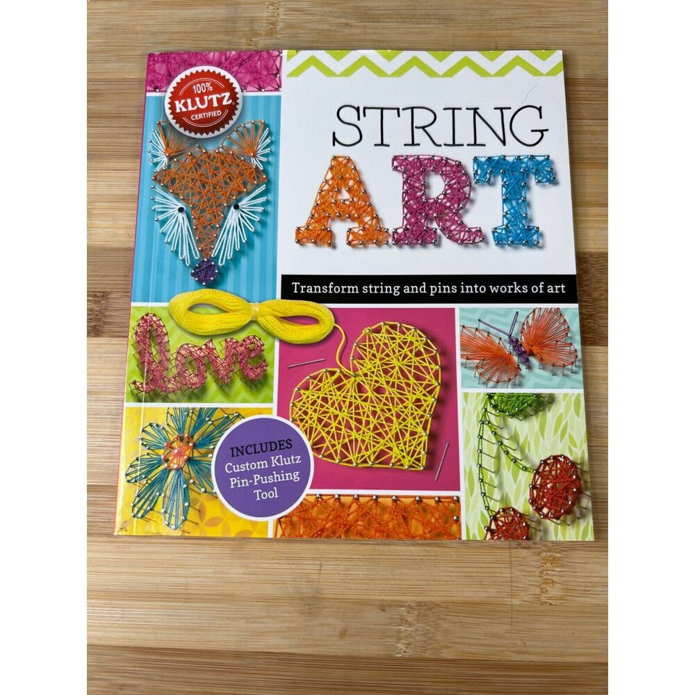 Klutz String Art Book Craft Book Paperback For Ages 10 and Up